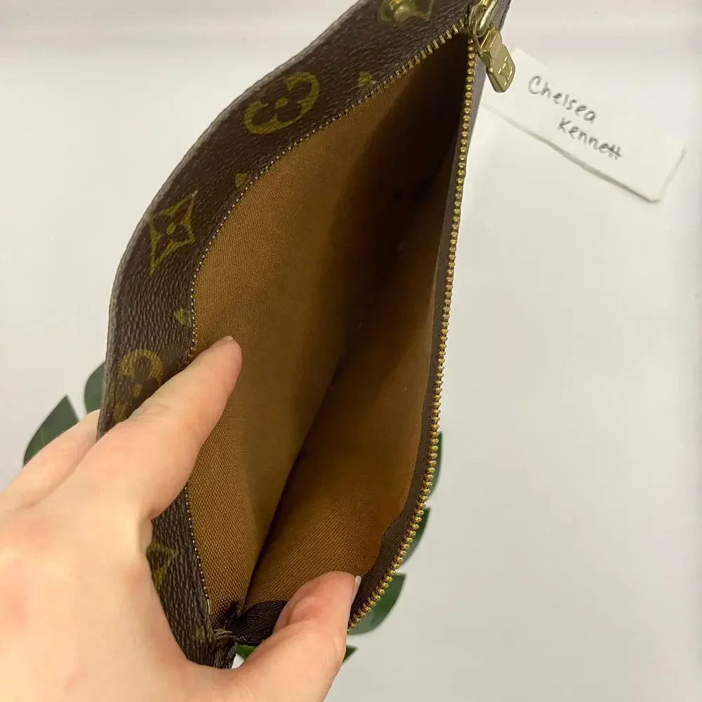 Louis Vuitton Monogram Randonnee Flat Pouch Clutch Toiletry envelope - Picture 10 of 12